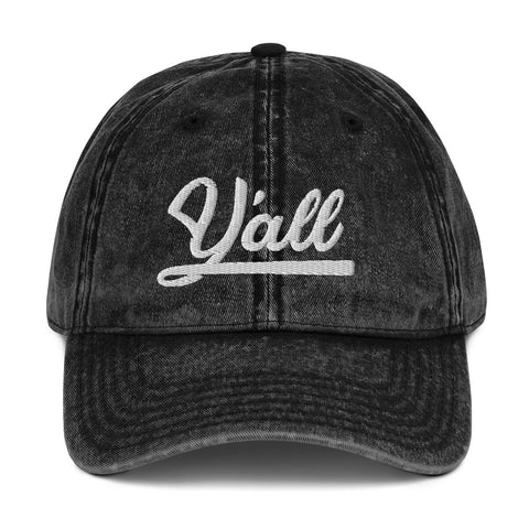 Y'all Vintage Cotton Cap