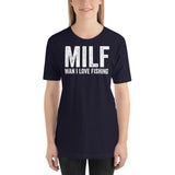 Women's Man I Love Fishing  T-Shirt