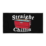 Straight Chillin Beach Towel