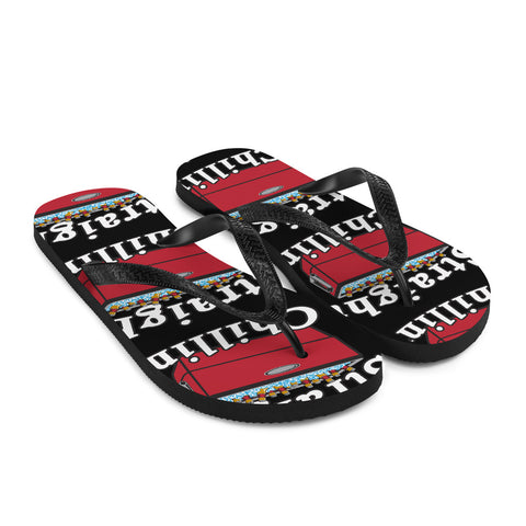 Straight Chillin' Flip-Flops