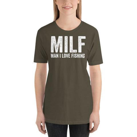 Women's Man I Love Fishing  T-Shirt